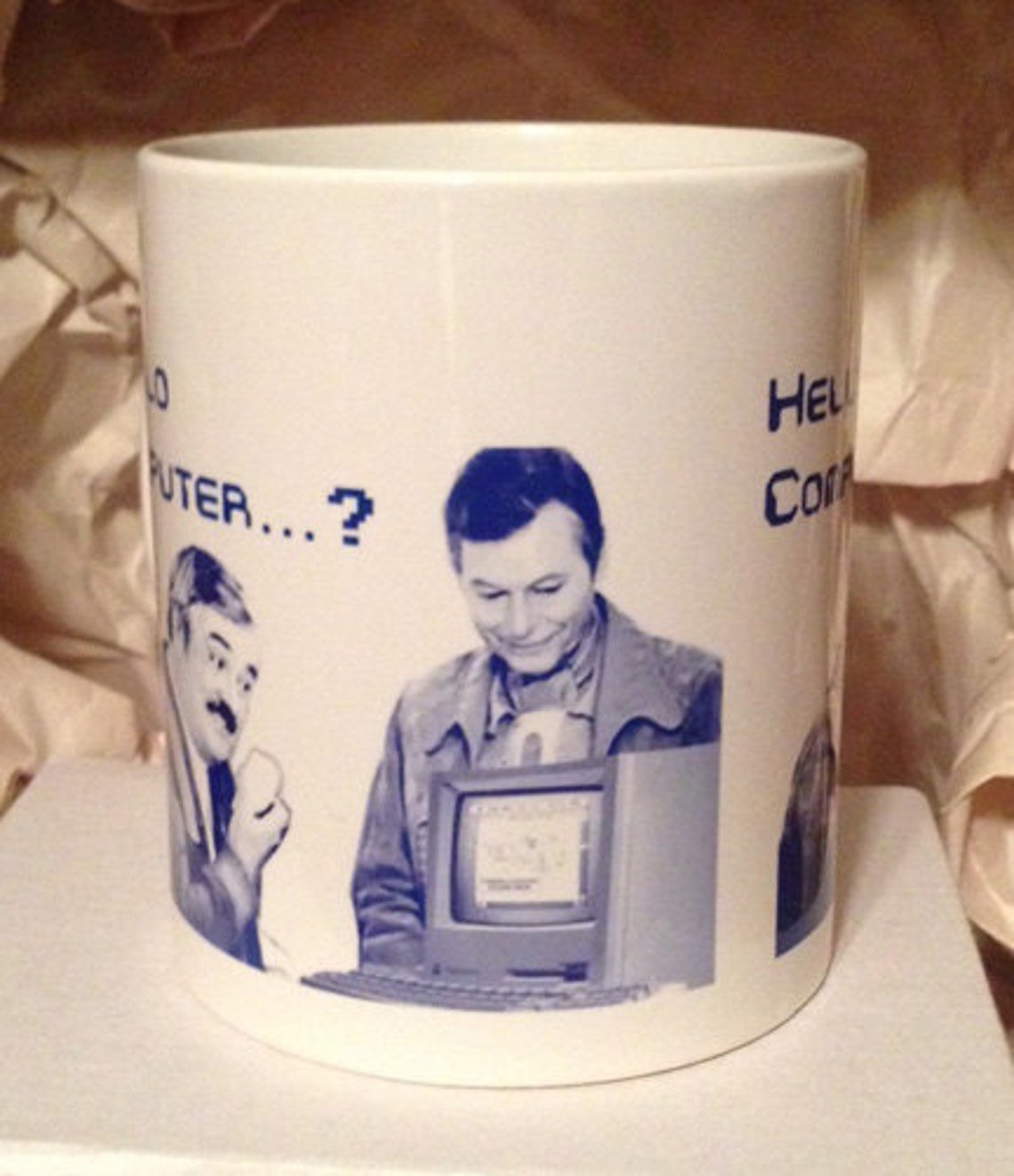 Hello Computer Coffee Mug - Etsy