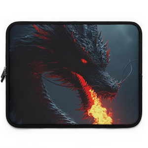 Stylish Dragon Laptop Sleeve - Fierce Protector for Laptops, Gaming Gifts, Unique Tech Accessories, Fantasy Lover Must-Have, Ideal for