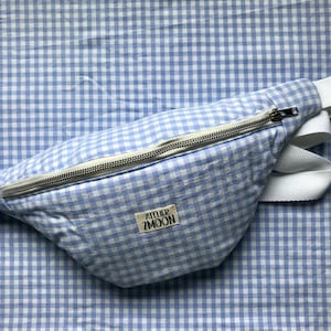 Belt Bag - Vichy - Upcycled - Handmade