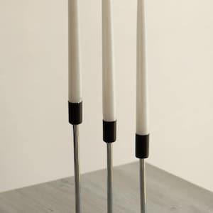 Stainless Steel Decorative Candle Holder – Free Candle Gift Included