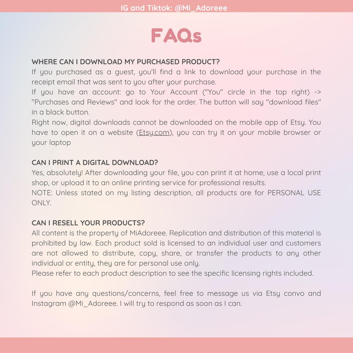 Minimalist Pastel Google Docs Note-taking Template (digital Download