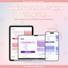 Study Guide Template, Goodnotes for College, Note Taking Template ...