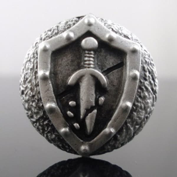 Aragorn Sword Pewter Buttons - Medieval and LARP Costume