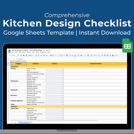 Kitchen Layout Worksheet.pdf Worksheets Kitchen Design Layout Kitchen Layout Guide