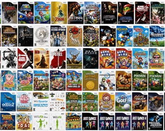 Cover di ricambio per Nintendo Wii con custodia (solo custodia) senza giochi personalizzati