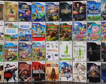 Nintendo Wii Replacement Cover with case ( case only ) no games custom