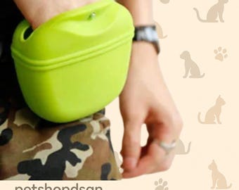 Portable Dog Training Waist Bag, Treat Snack Pouch, Dog Bait, Obedience, Agility, Outdoor Food Storage Bag, Food Reward Waist Bags