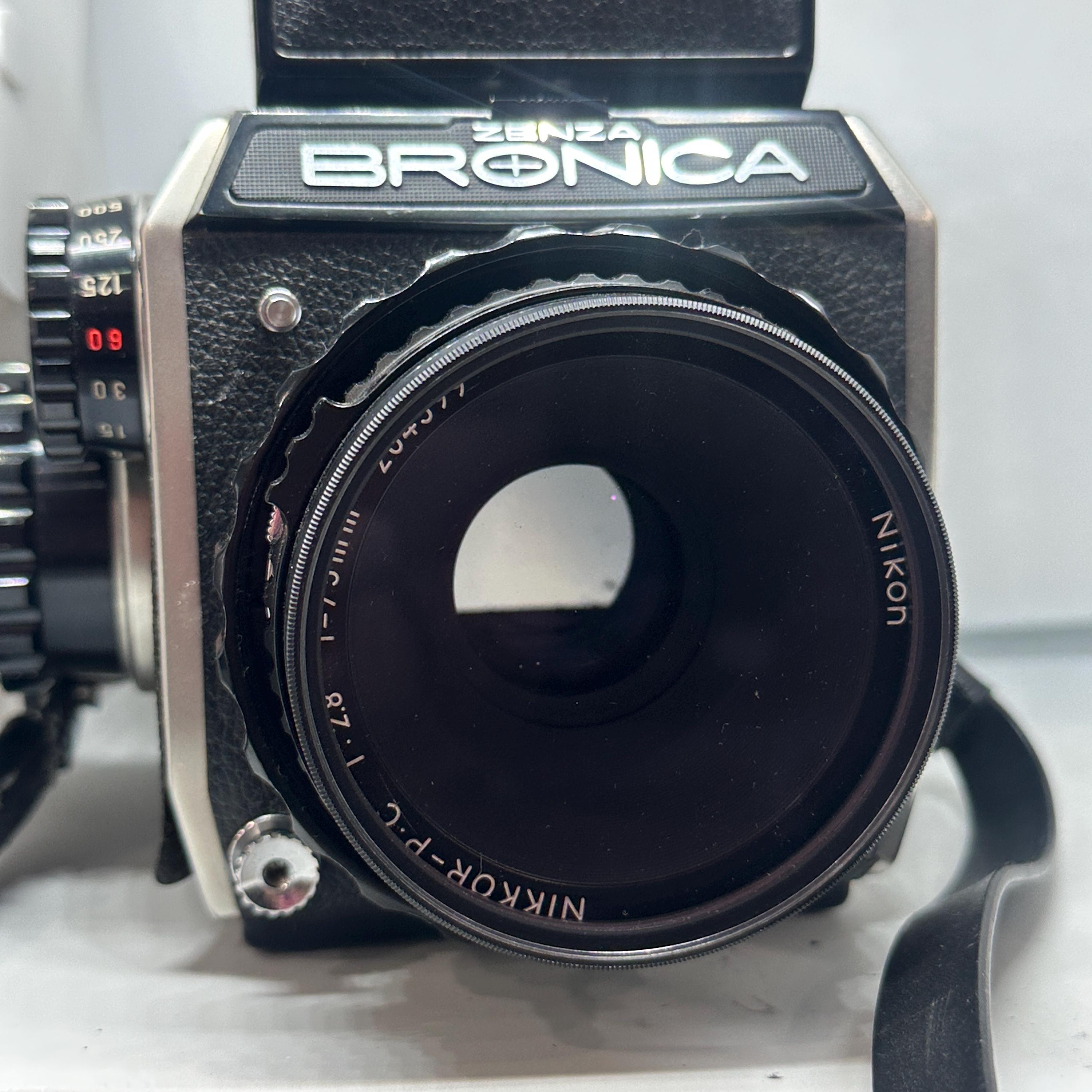 Zenza Bronica S2 Medium Format Camera W/ Nikon Nikkor 75mm F/2.8