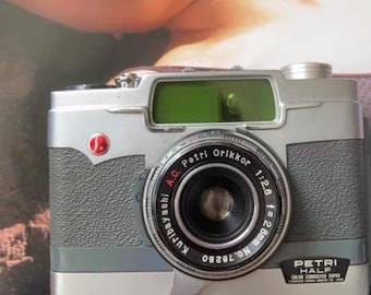 Super Rare! Petri Half Japanese Half frame film camera Fully mechanical
