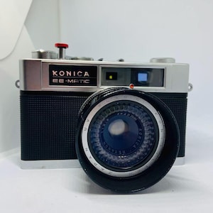l Konica EE Matic Deluxe 35mm Rangefinder Camera | Hexanon Lens, Automatic Exposure (OS369)