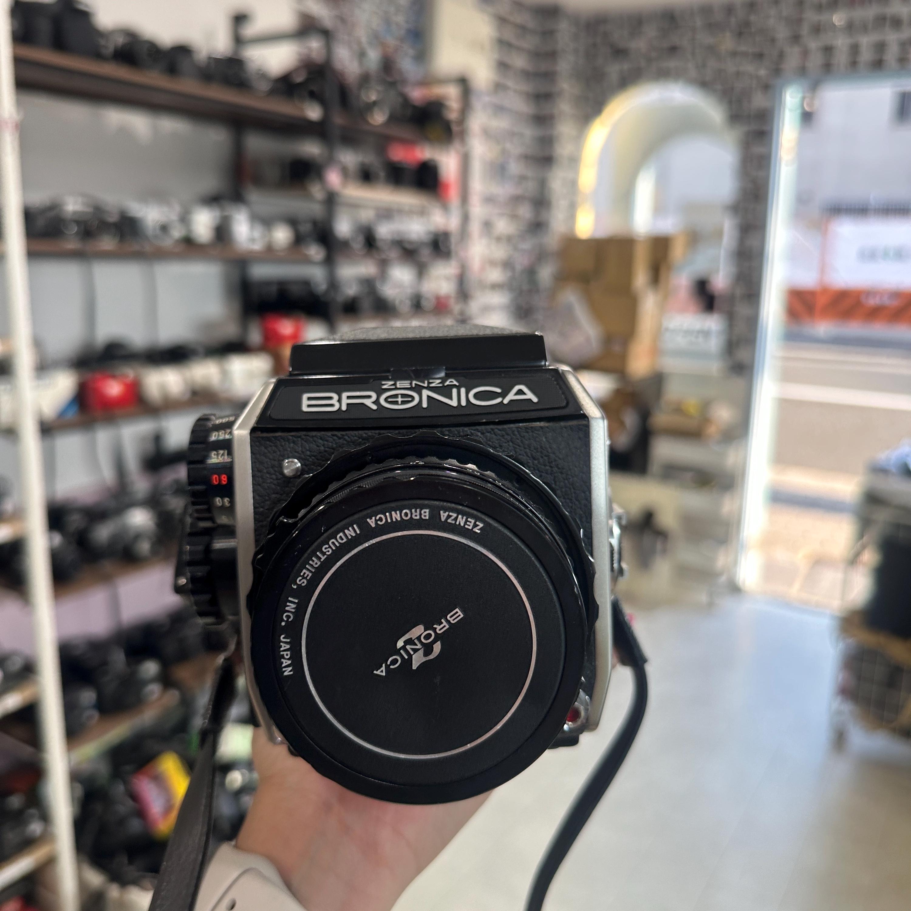 Zenza Bronica S2 Medium Format Camera W/ Nikon Nikkor 75mm F/2.8