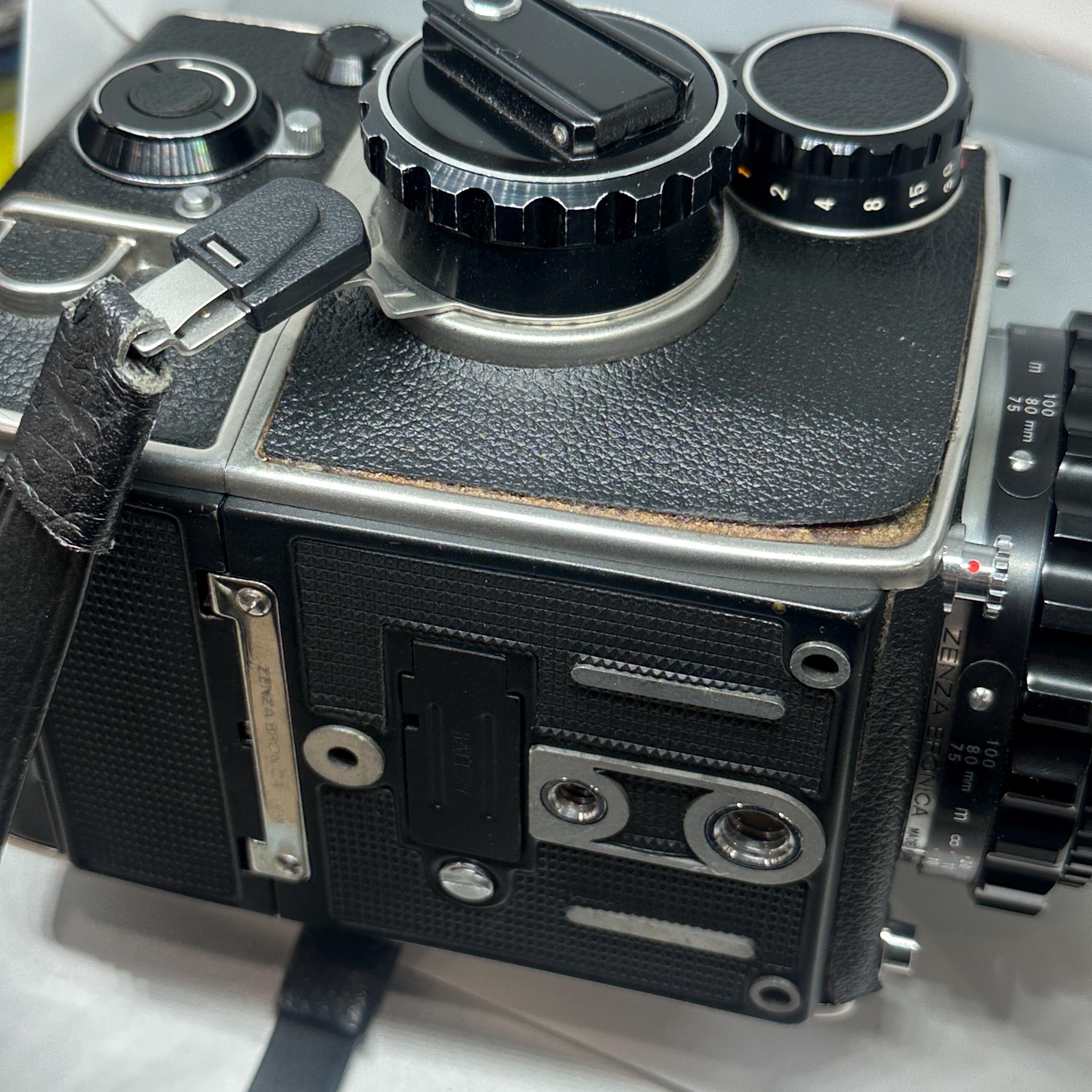Zenza Bronica S2 Medium Format Camera W/ Nikon Nikkor 75mm F/2.8