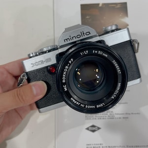 Minolta XG-S – Classic 35mm SLR Film Camera | Manual + Aperture Priority | Vintage Japan