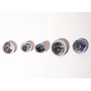 Aalto - Handmade Mini Ceramic Sauce or Spice Bowls, contemporary pottery, Polish pottery, modern ceramics, ring bowl, sushi dip