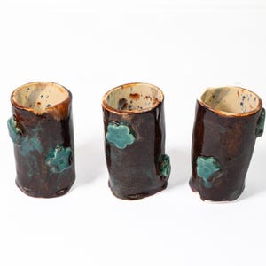 Tierra - Handmade Ceramic Creamer 50ml, contemporary pottery, Polish pottery, modern ceramics, unique object