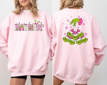Custom Family Names Sweatshirt, Christmas Hoodie