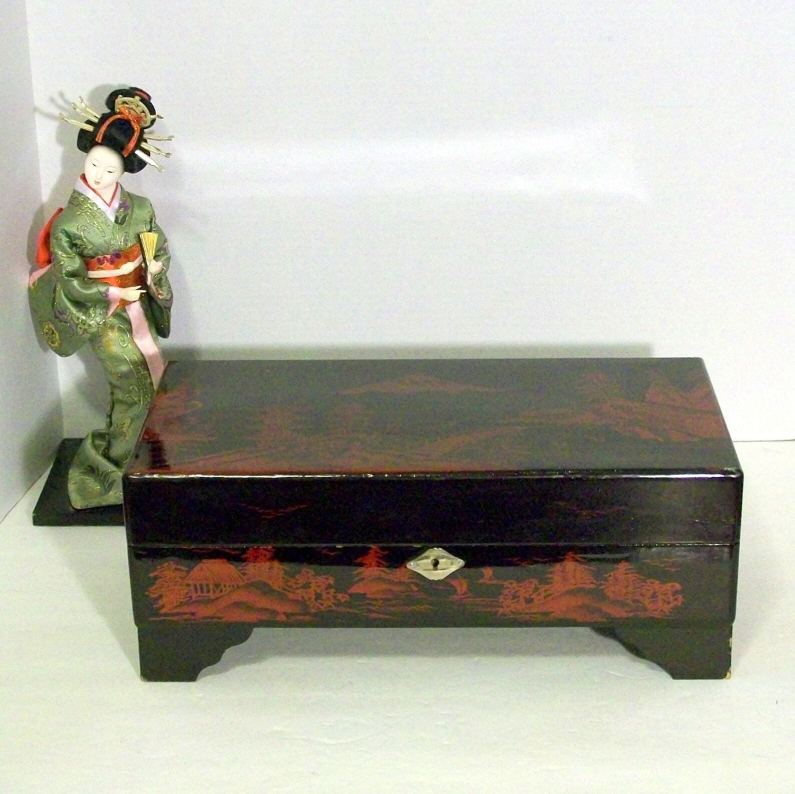 Dancing Ballerina Japanese Music Box/Jewelry Box Etsy