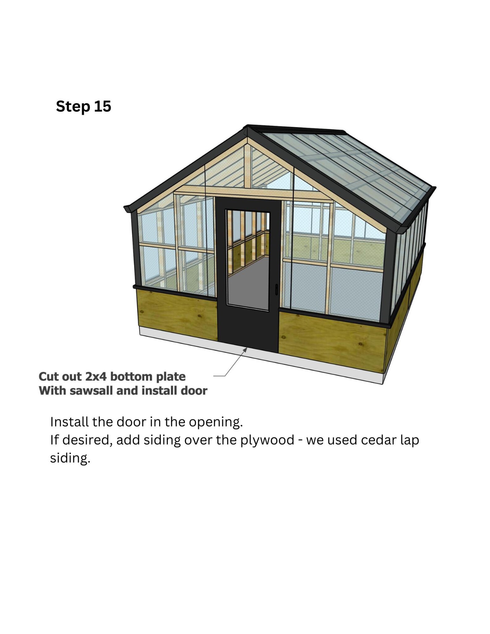 12x16 DIY Greenhouse Plans - Build Video for Backyard Green House ...
