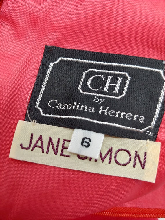 Vintage Eighties CH by Carolina Herrera Pink Wool… - image 6