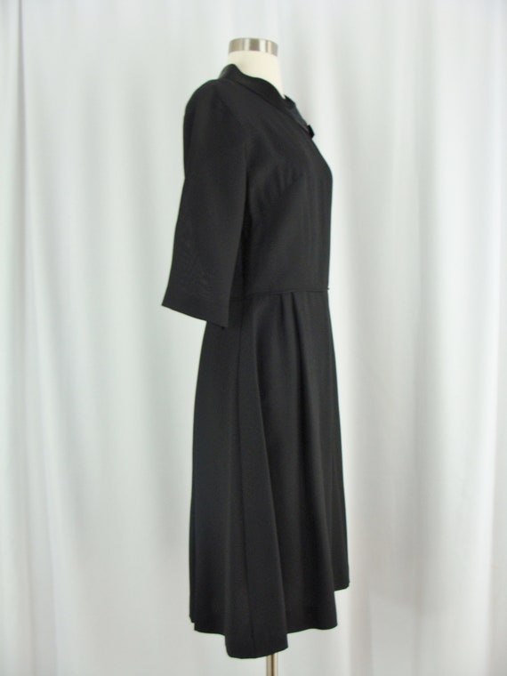 Vintage Sixties Dress - Early Sixties Black Dress… - image 6