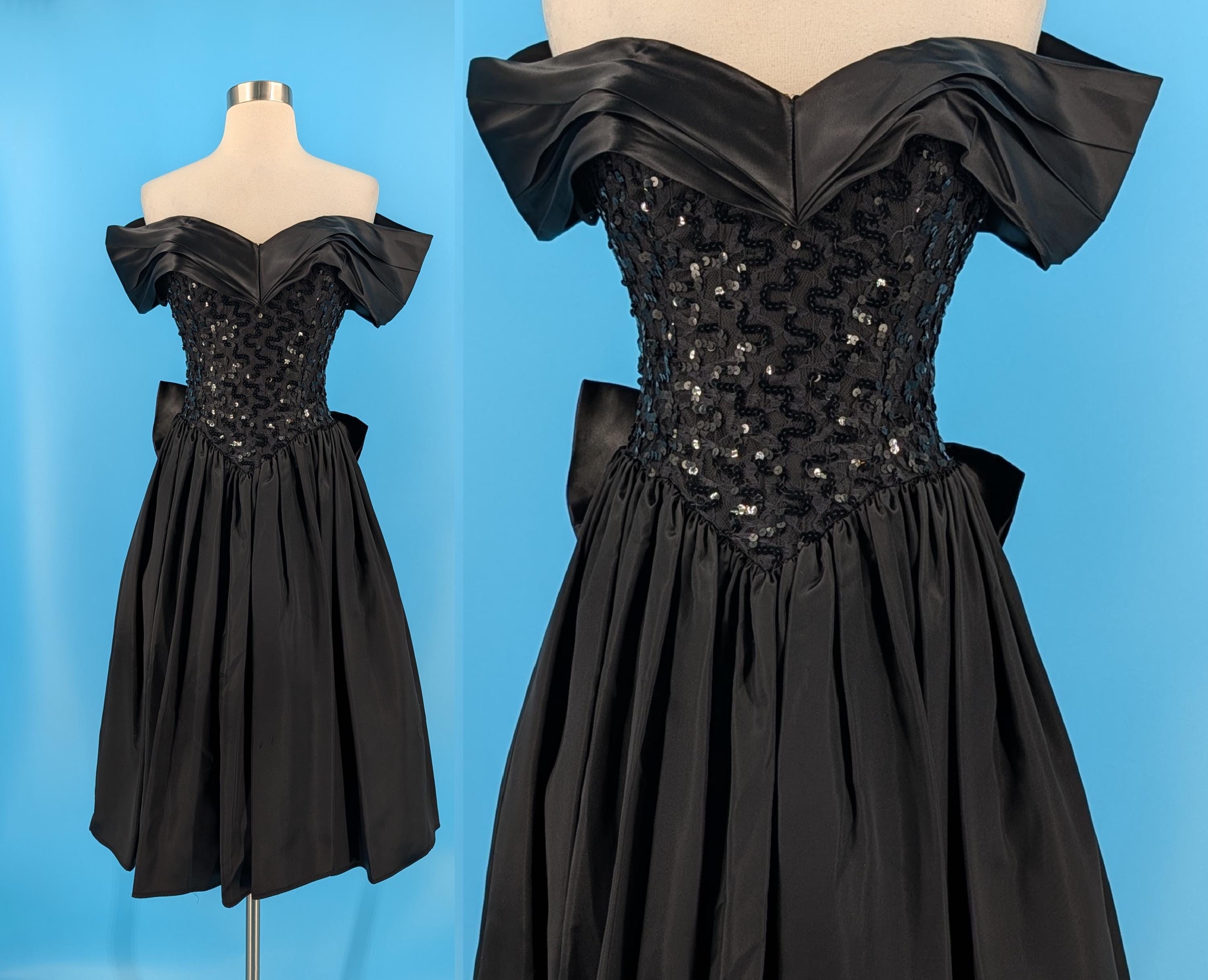 ワンピース GUNNESAX Black Dress Gunne Sax Dress Black - Etsy