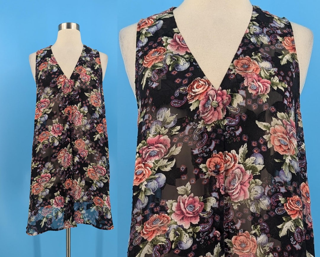Vintage 90s Victoria's Secret Gold Label M/L Button Front Sleeveless ...