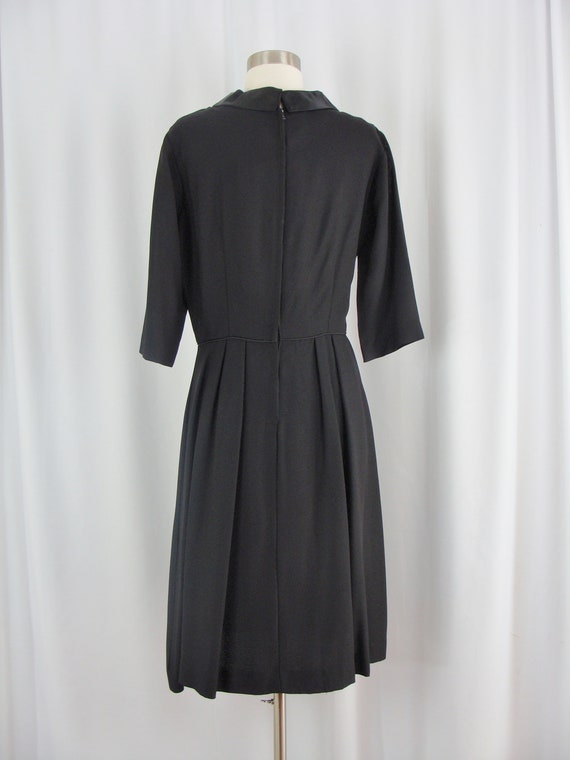 Vintage Sixties Dress - Early Sixties Black Dress… - image 5