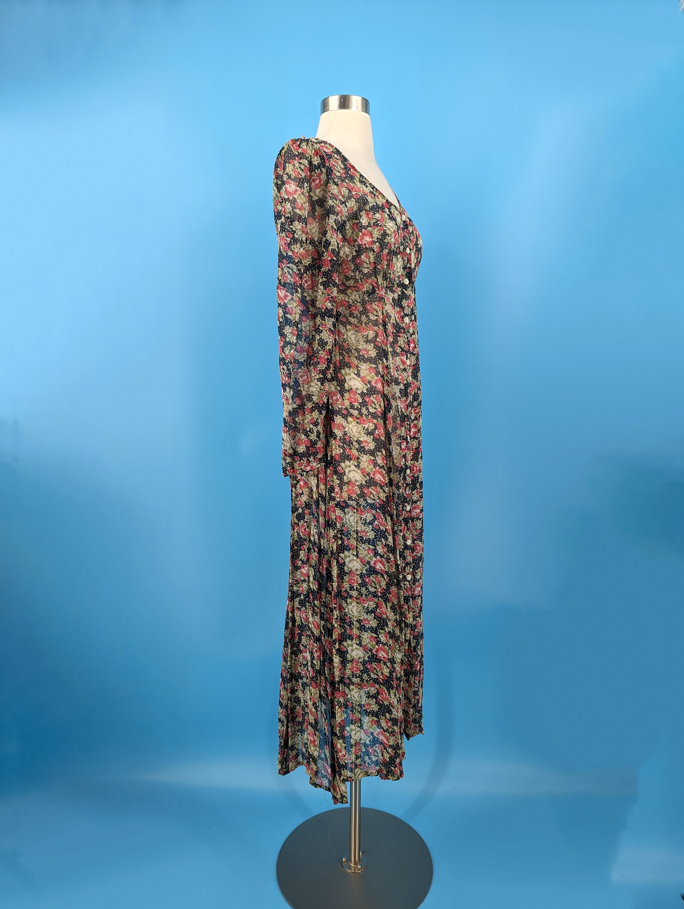 knee length dresses for ladies Burgundy 90S Tie Strap Long Dress main image 0