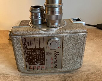 Vintage Revere Eight-model 84- 8mm Movie Camera 1950s, Retro Video