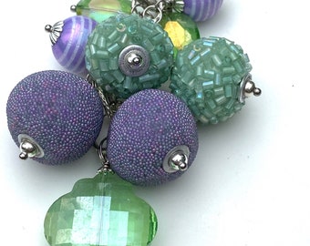 Hermoso llavero con cuentas, dije para bolso, llavero, dije para bolso, adorno para bolso, dije para bolso, joya para bolso