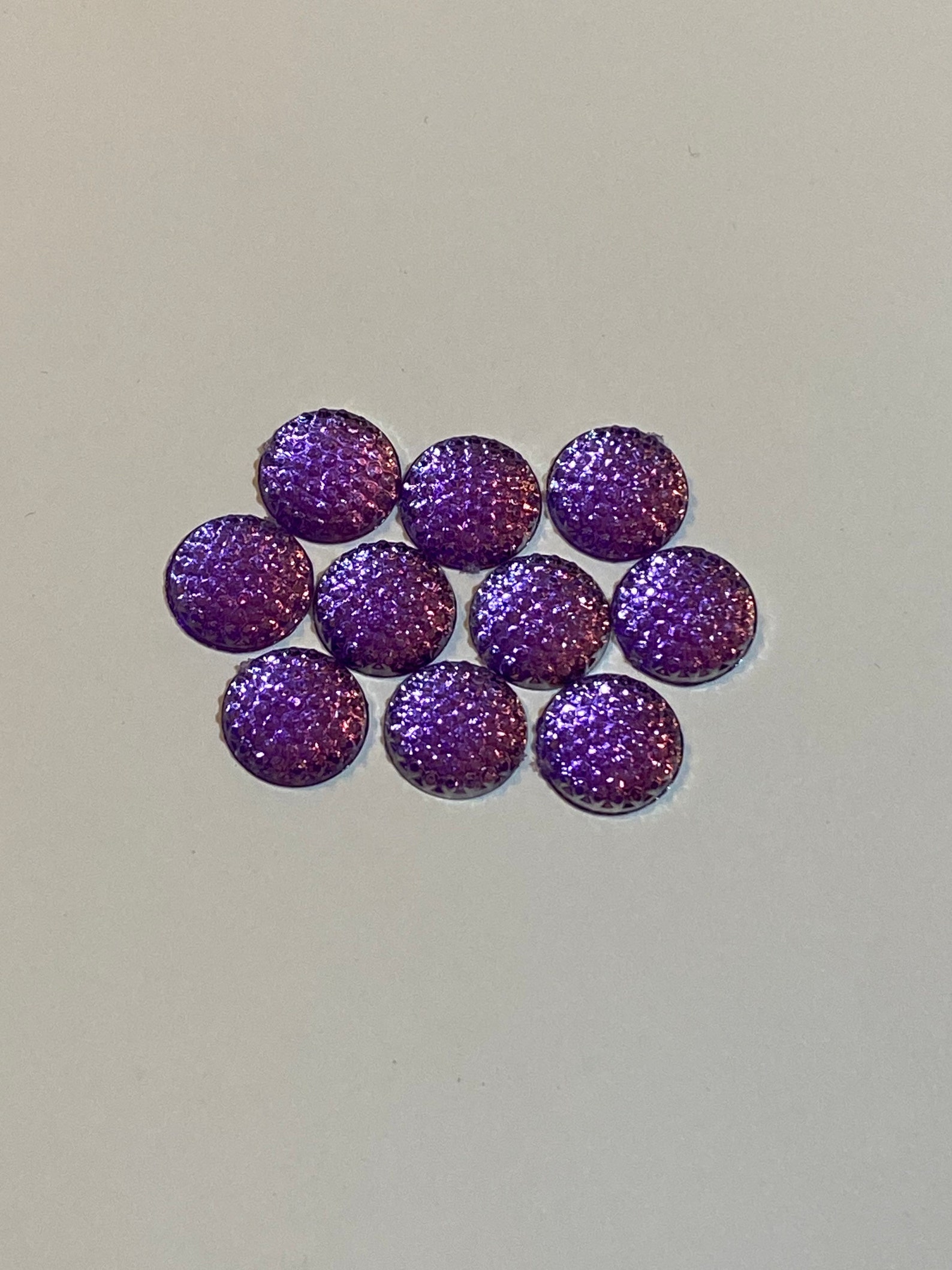 Pretty Purple Push Pins / Set of Ten Push Pins / Decorative Etsy