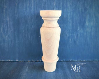 Wood Turned Furniture Legs: Handcrafted Sofa, Table, Chair, Bedsidetable Feet