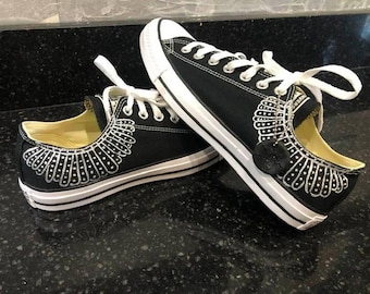 Supreme Court Justice Ruth Bader Ginsburg - Custom Converse Shoes