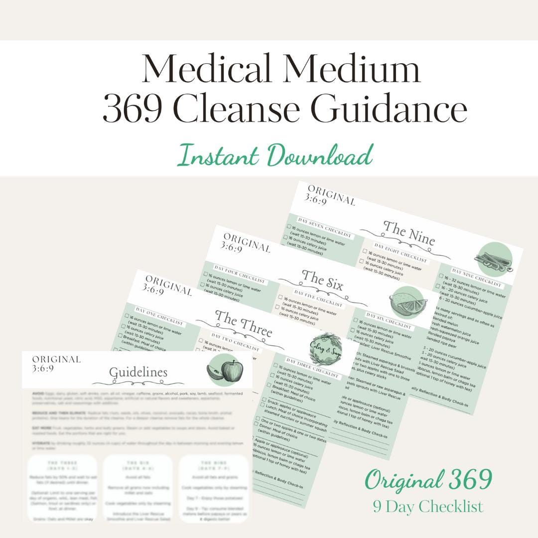 Medical Medium 369 Cleanse