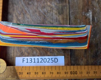 Fordite rough raw agate 110 grams craft supplies jewelry making collectible rare knife scales turning
