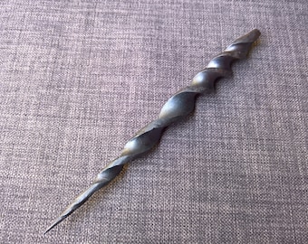 Wand forged iron handmade wicca magic craft Pagan Witch spell satanic metal blacksmith