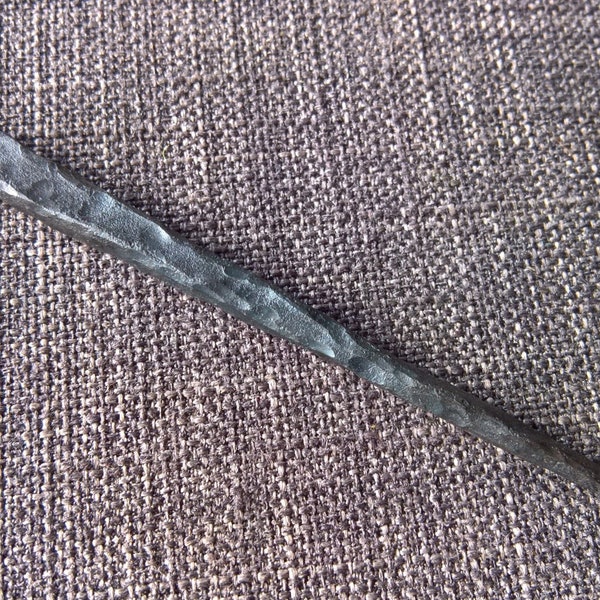 Wand necklace pendent witchcraft handmade forged iron