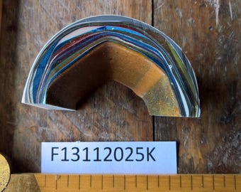 Fordite rough raw agate 41 grams craft supplies jewelry making collectible rare knife scales turning