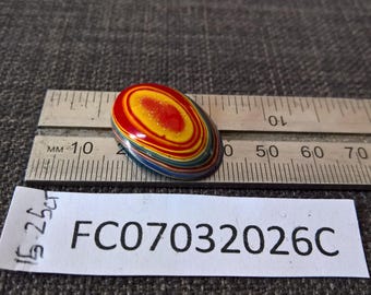 One Cabochon Fordite jewelry making supplies