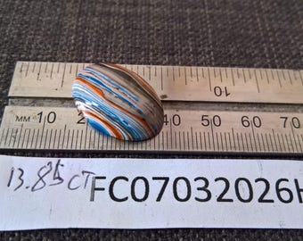 One Cabochon Fordite jewelry making supplies