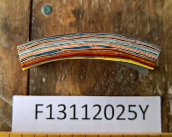 Fordite rough raw agate 9 grams craft supplies jewelry making collectible rare knife scales turning