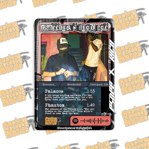 EsDeeKid Rico Ace holographic trading card UK Underground Rap