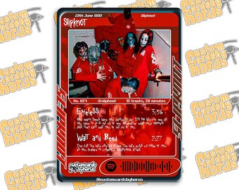 Portachiavi Ufficiale Slipknot – Metallo Smaltato Rosso E Nero Con Logo, 60x28mm