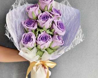 Rosa de crochet hecha a mano: un regalo floral para siempre
