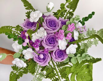 Crochet Flower Bouquet | Handmade Anniversary Gift
