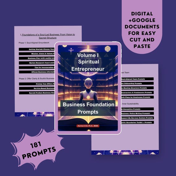 181 Spiritual Entrepreneur Business Foundations Prompts