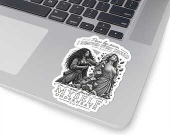 Piece by Piece Sticker | I Removed Every Should | Self-Discovery & Empowerment Vinyl Sticker