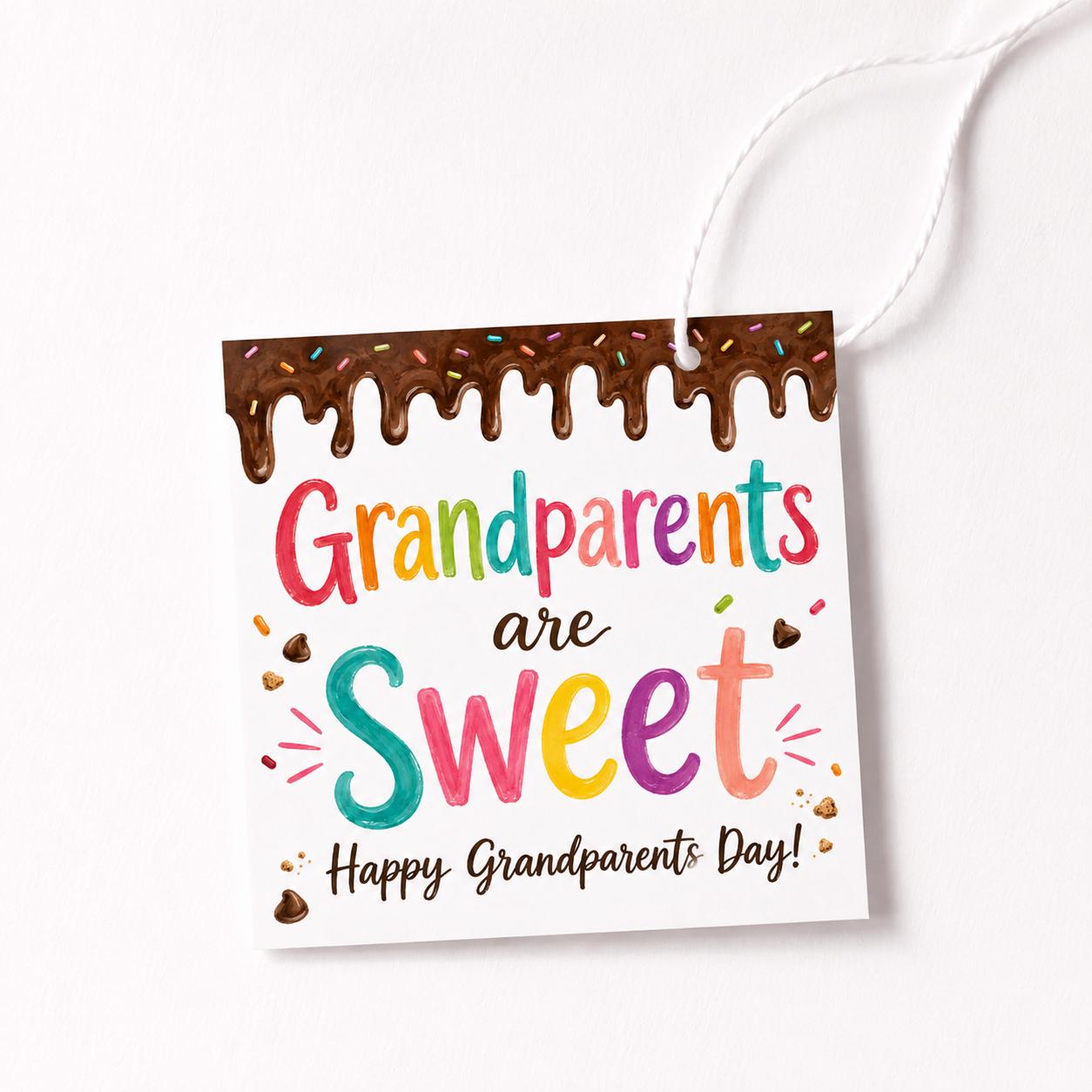 Grandparent Gift Tag - 60+ Gift Ideas for 2026