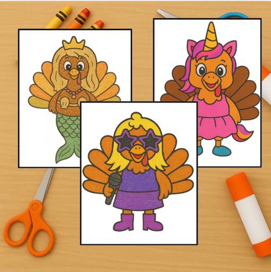 Disguise a Turkey Craft | Thanksgiving Printable Activity Bundle (PDF ...