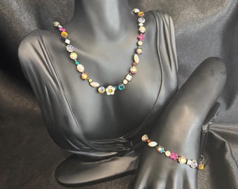 vintage sorelli necklace and matching braclet